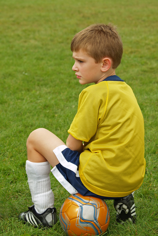 Kid on Soccer ball